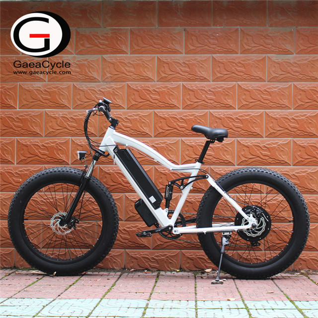 26inch High Quality Full Suspension Mountain Fat Tire Electric Bicycle