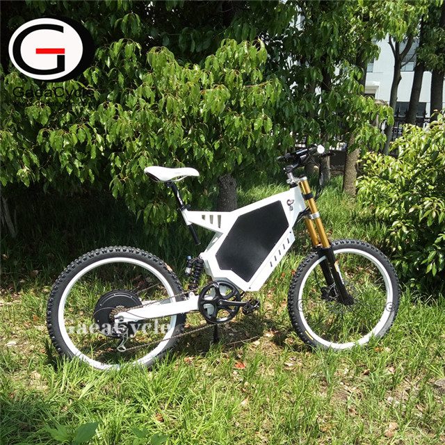 High Power Mountain Electric Bicycle 3000W 5000w Stealth Bomber with Motorcycle Seat