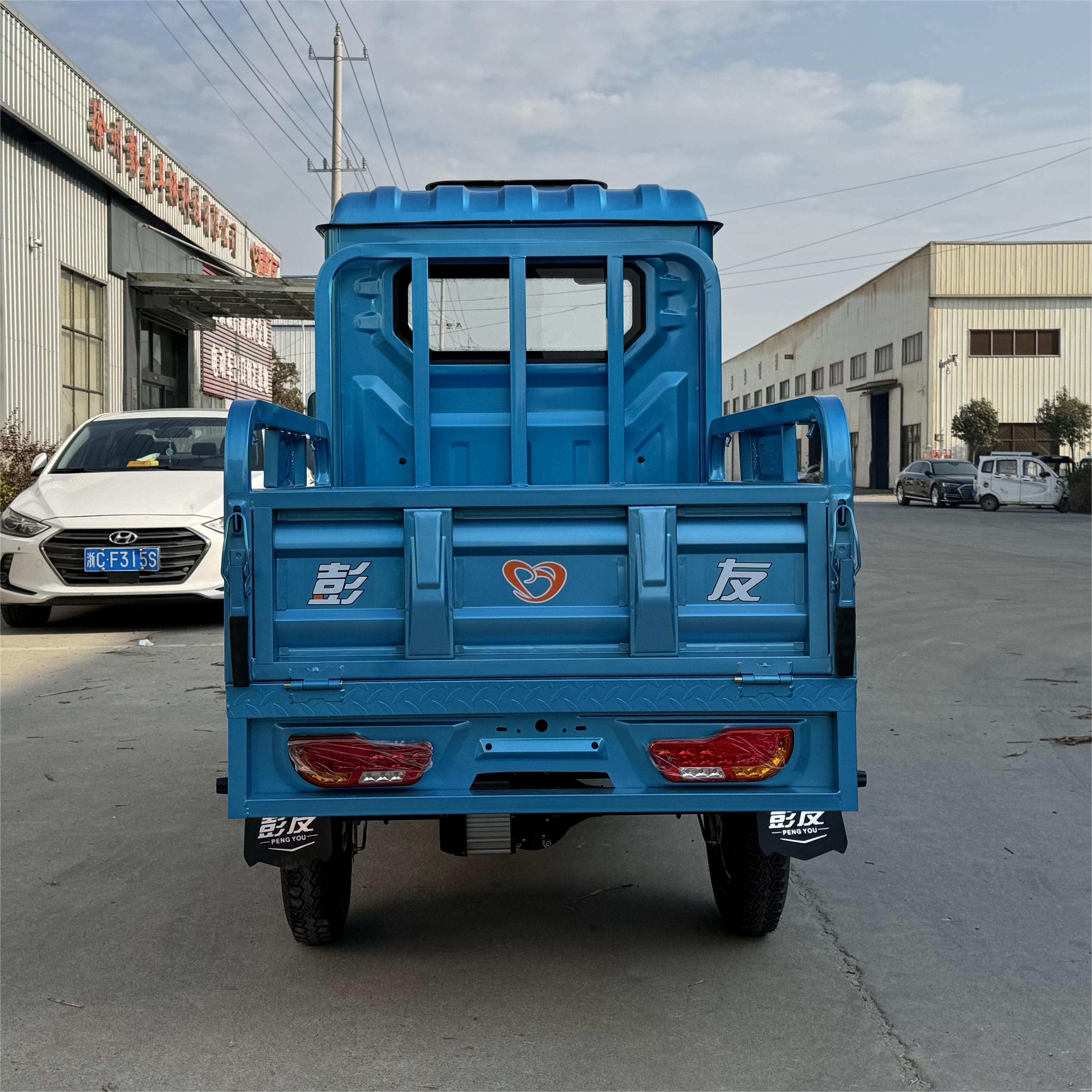 LB-QFB150M 600KG Loading Capacity Electric Tricycle Cargo 3 Wheel Electric Rickshaw Armenia Mobility Electric Loader for Sale