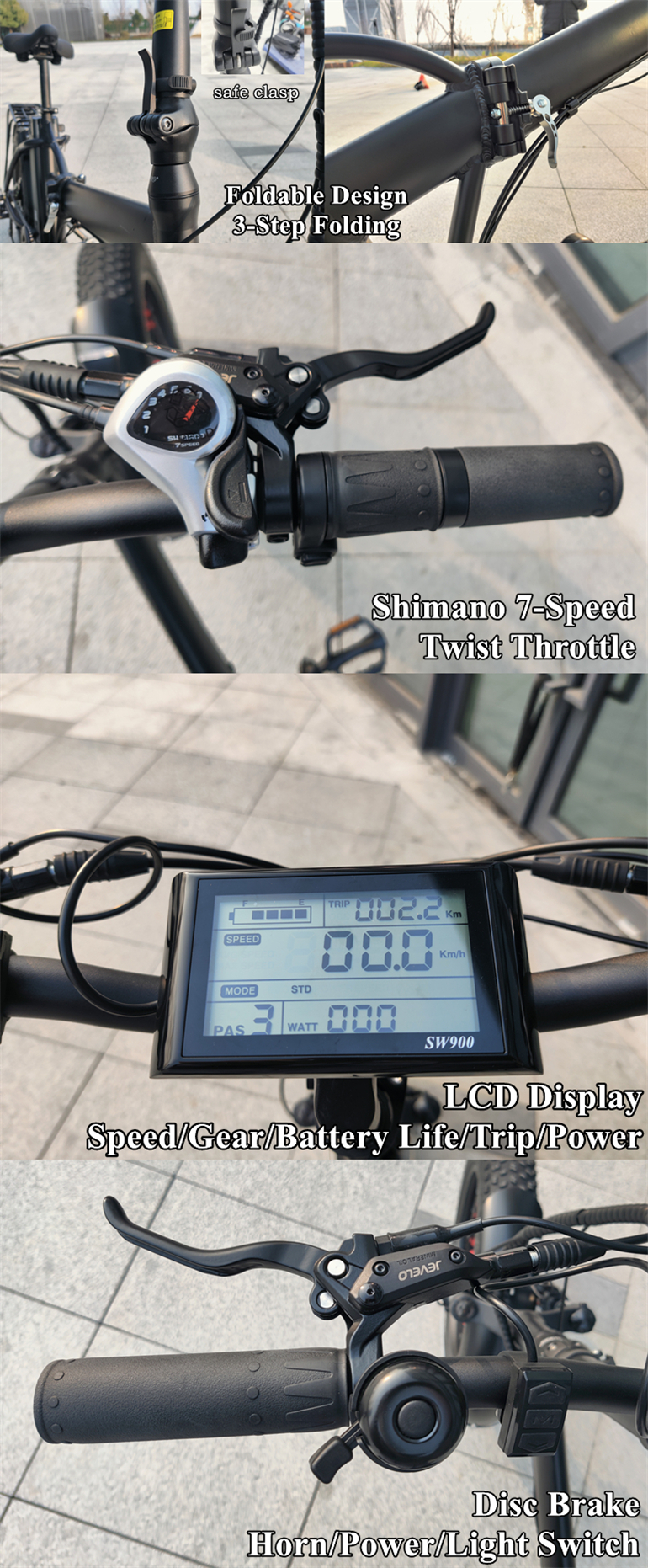 details of fat ebike