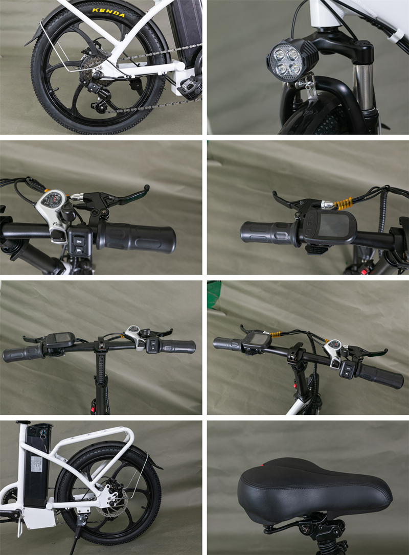 details of folding electric biike