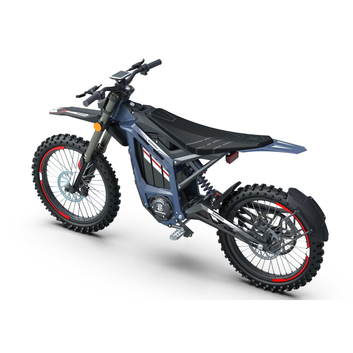 GaeaCycle 8.0 Electric Dirt Bike, 19 Inch Off Road Dirt Motorcycle Ebike, 72V 40Ah Lithium Battery, 6000W Peak Power
