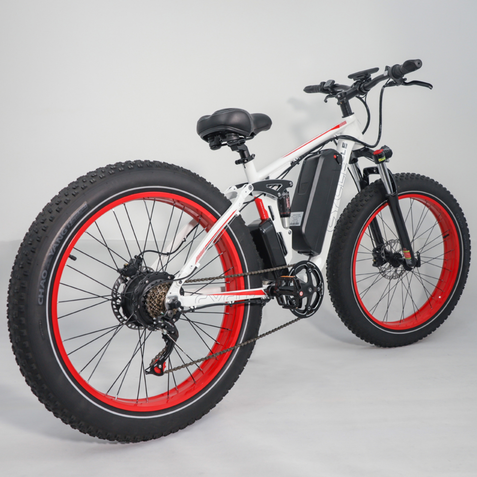 US Stock Fast Delivery 750W Powerful Motor Full Suspension Ebike 26" Fat Tire Electric Bike for Adults