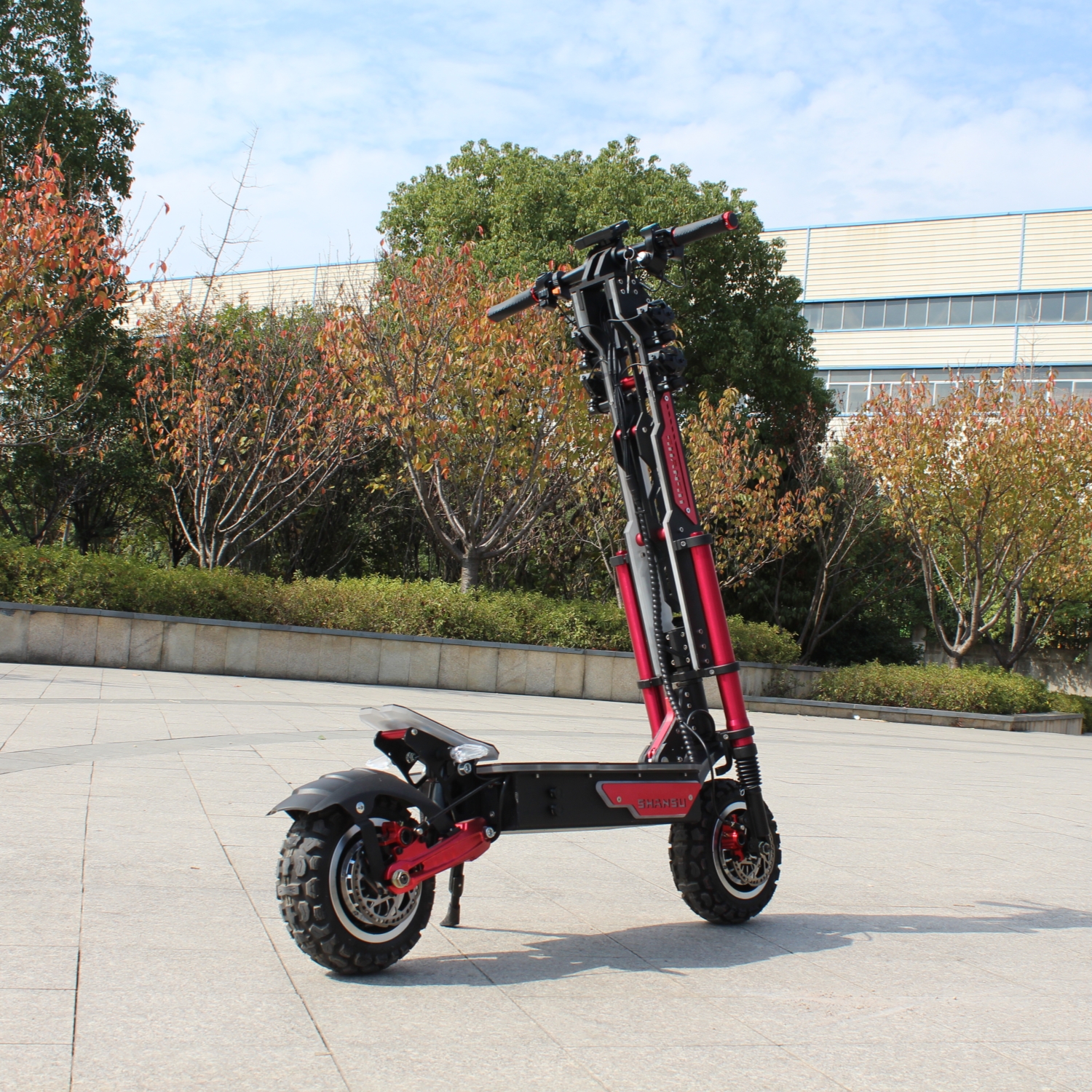 GaeaCycle HBC-06 Dual Motor Electric Scooter, 11 Inch Off Road Tires, 60v 72v Lithium Battery, Top Speed 110km/h
