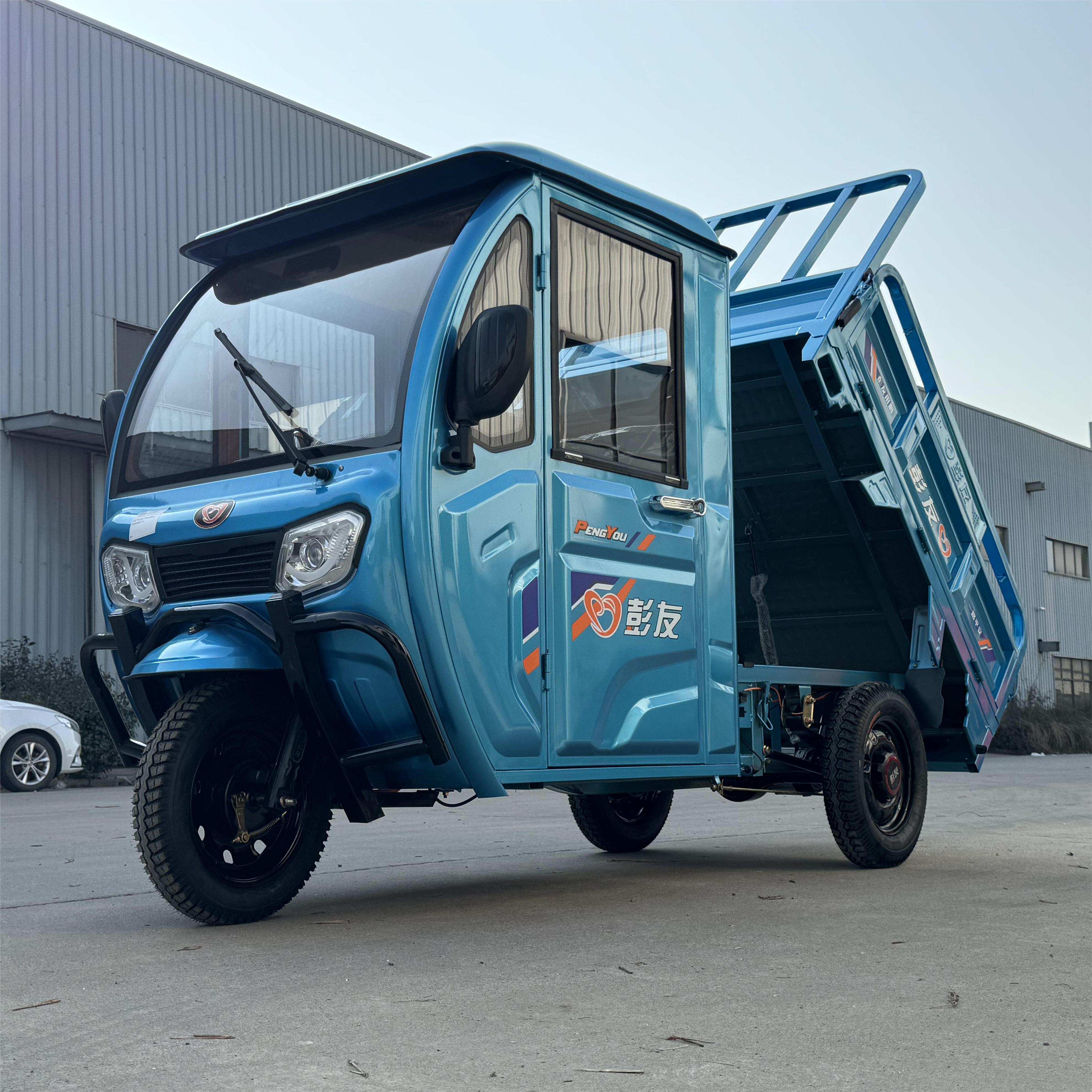 LB-QFB150M 600KG Loading Capacity Electric Tricycle Cargo 3 Wheel Electric Rickshaw Armenia Mobility Electric Loader for Sale