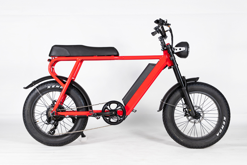fat tire moped electric bike