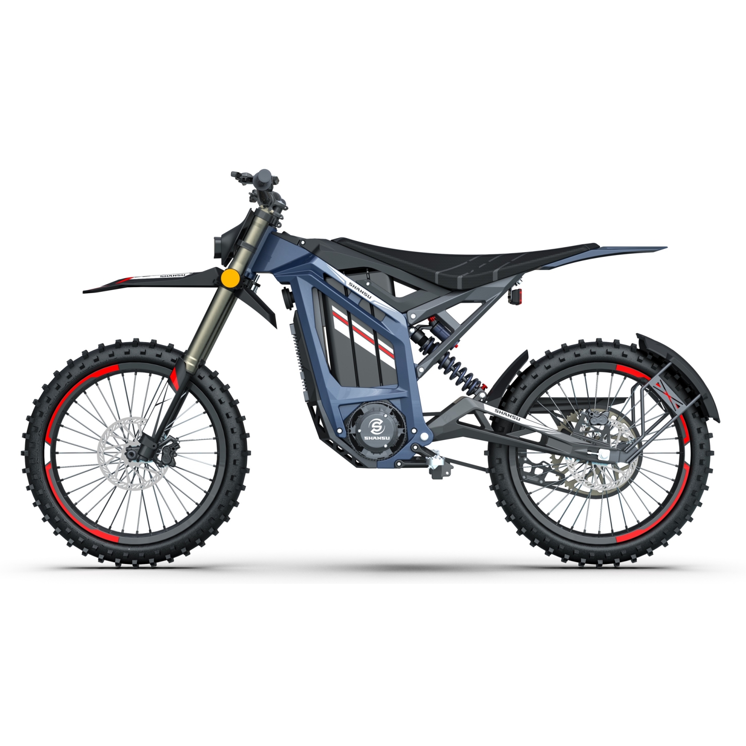 GaeaCycle 8.0 Electric Dirt Bike, 19 Inch Off Road Dirt Motorcycle Ebike, 72V 40Ah Lithium Battery, 6000W Peak Power