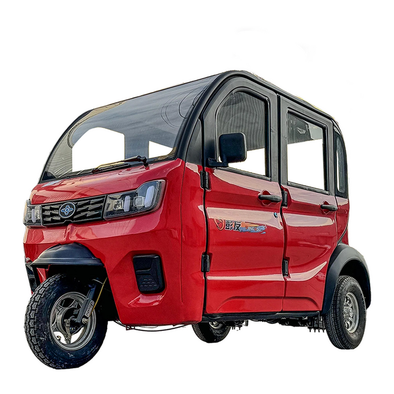 LB-ZRJS 5 doors 3 seats Handlebar type three wheels electric pedicab passenger scooter Battery Rickshaw