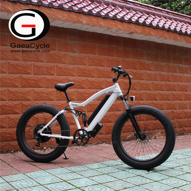 Full Suspension 1000W Fat Tire Electric Bicycle