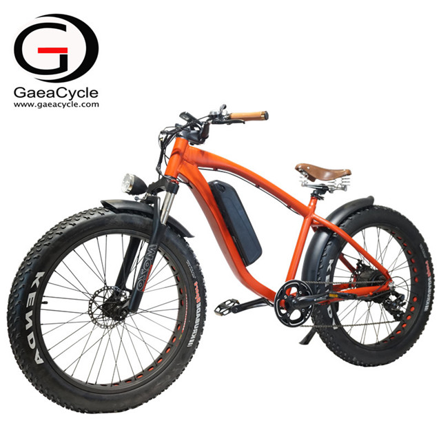 Wholesale 26inch Vintage Fat Tire Electric Bicycle