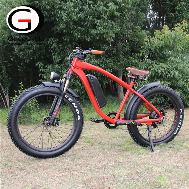 Wholesale 26inch Vintage Fat Tire Electric Bicycle