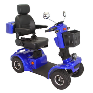 2024 New 4 Wheels Electric Mobility Scooter Wheelchair 500W Motor Lead Acid Battery for Adult Senior