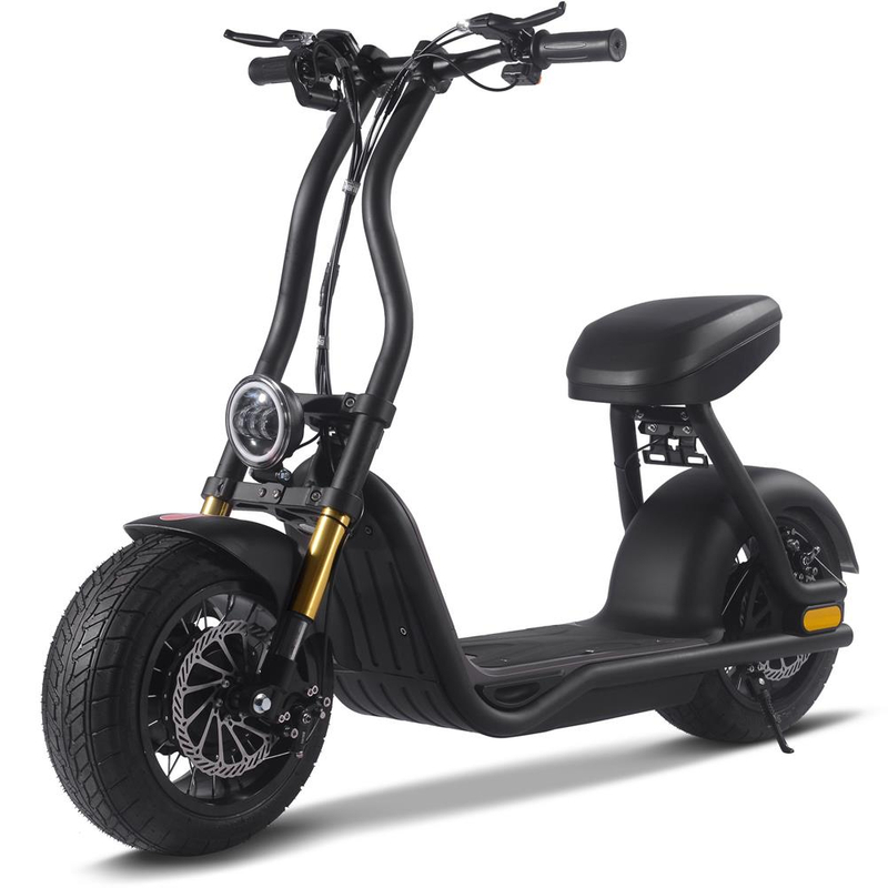 GaeaCycle H10 Electric Scooter with NFC, 10 Inch Fat Tires, 48v 1000w Hub Motor,,48v 13ah Lithium Battery 