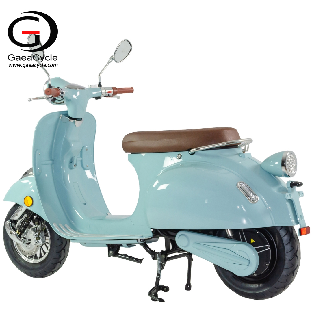 GaeaCycle EV3000 E Scooter 3000w 60v 40ah Retro Design Adult Electric Moped Bike for Sale