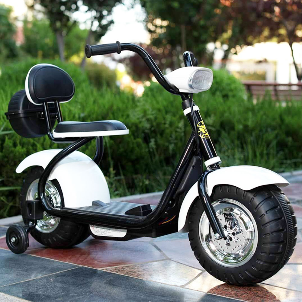 2020 New Baby Electric Scooter 2 Wheels With Music USB port Kids Harley ...