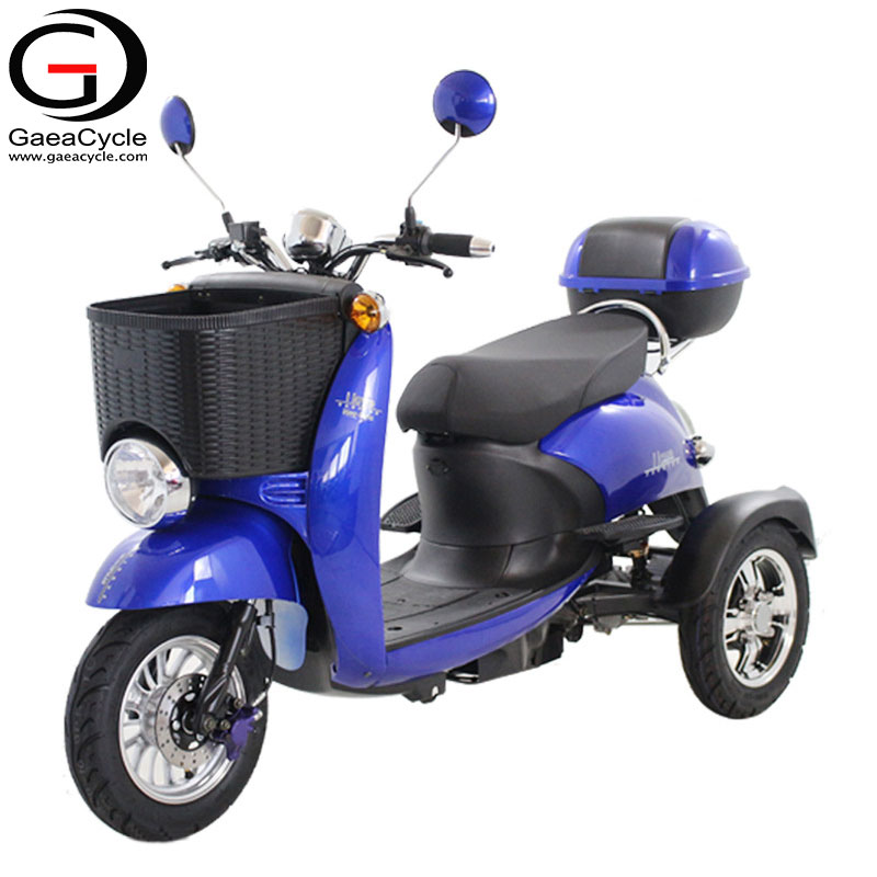 60v 500w 20Ah Three Wheel Electric Mobiltiy Scooter For Adult Elderly Disabled