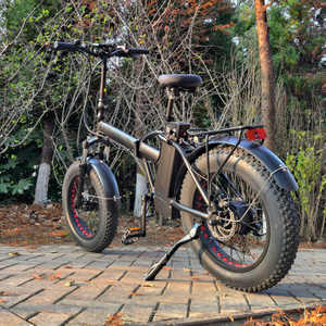 Folding Fat Tire Electric Bike, 500W/750W Brushless Motor, Dual Disc Brake, 15Ah Battery, Shimano 7 Spees | Electric Bike Manufacturer | GaeaCycle