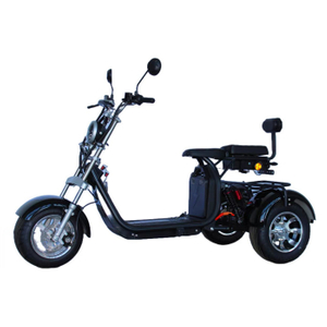GaeaCycle Eu Warehouse 3 Wheel Electric Scooter 10 Inch Tires Citycoco Escooter with Dual 20ah Battery 