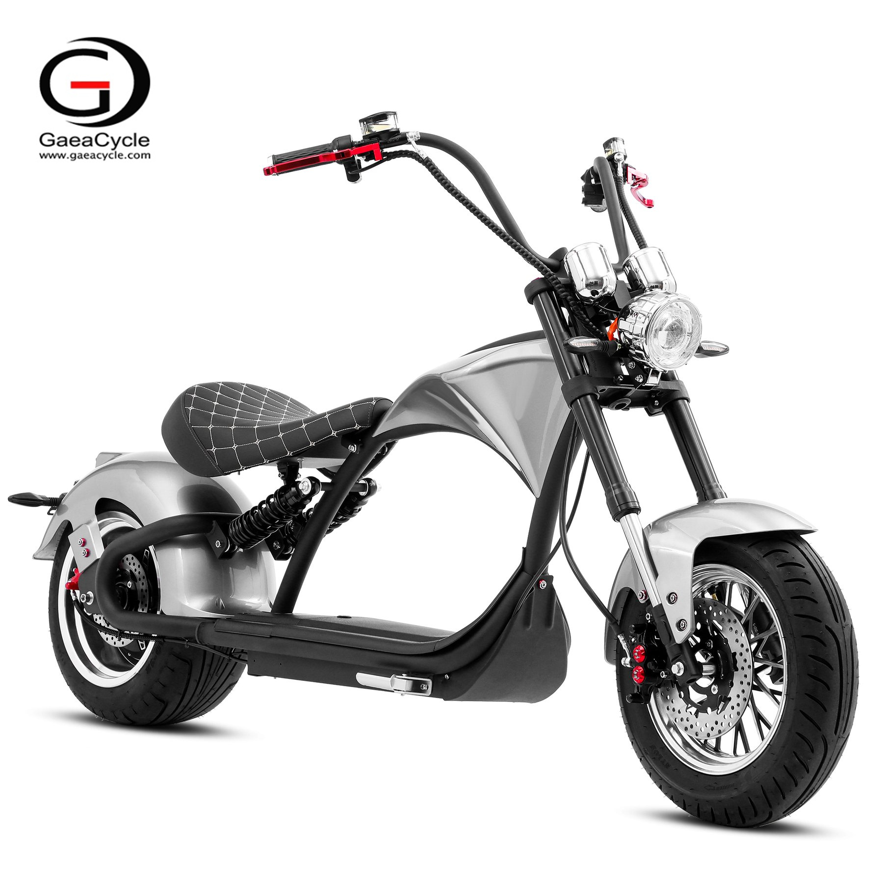 GaeaCycle M1 Pro Electric Motorcycle Chopper Style 2000W High Speed Electric Scooter