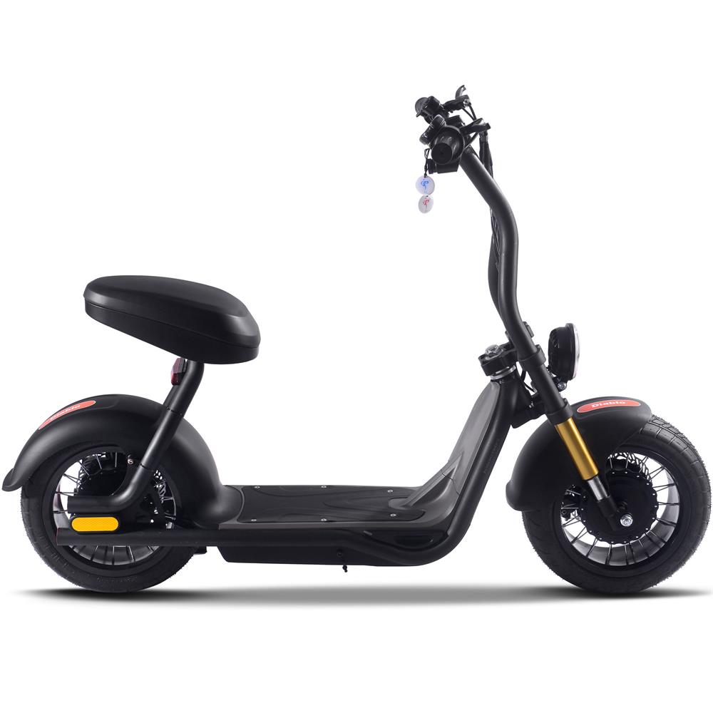 GaeaCycle H10 Electric Scooter with NFC, 10 Inch Fat Tires, 48v 1000w Hub Motor,,48v 13ah Lithium Battery 
