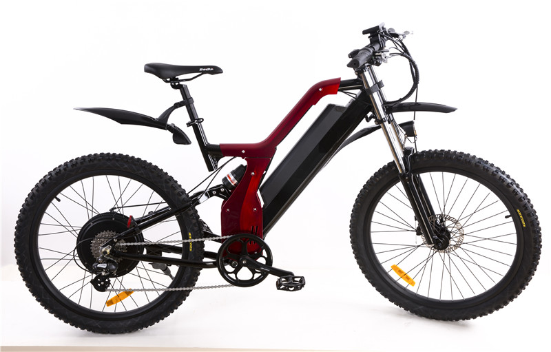 Full Suspension 1000W Mountain Electric Bicycle - Changzhou Gaea ...