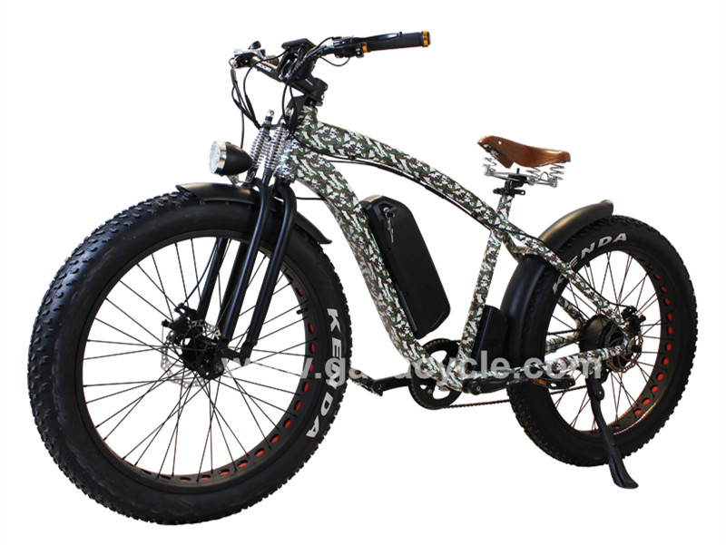 New fat tire electric bike with camouflage color